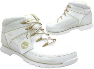 NEW MENS TIMBERLAND EURO SPRINT ANKLE WHITE BOOTS SHOES  