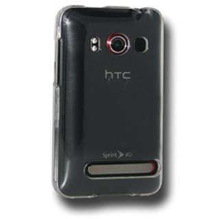 CRYSTAL CLEAR HARD CASE COVER FOR SPRINT HTC EVO 4G NEW  