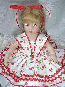 Spring Fling In Red Outfit for Kish Riley Dolls  