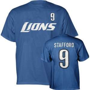  Matthew Stafford Detroit Lions Youth Name and Number T 