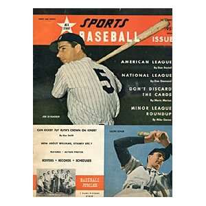   DiMaggio / Ralph Kiner Unsigned 1951 Sports Baseball Cover Magazine