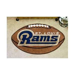 NFL St Louis Rams Rug Football Mat 