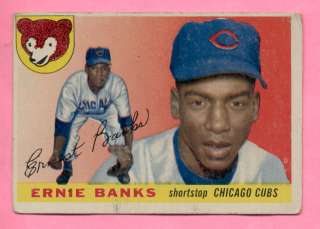 1955 Topps Ernie Banks Card # 28  