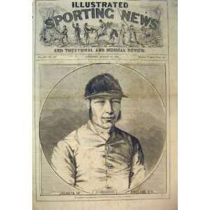 1864 Portrait Osborne English Jocky Sport Mason Print  