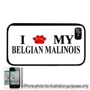  Belgian Malinois Paw Love Dog Apple iPhone 4 4S Case Cover 