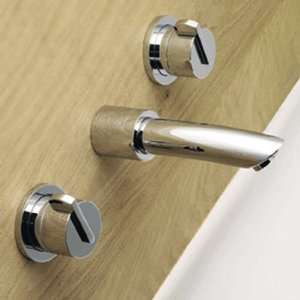   .SSF Xenon 3 Hole Wall Mounted Tub Filler In Satin