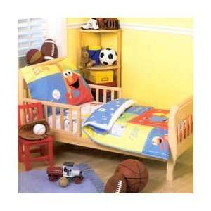 Sesame Street Elmo Sport 4 piece Toddler Bedding Set