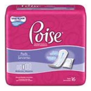 Depend Poise Pads Moderate Absorbency Long 16/bag 6919566 