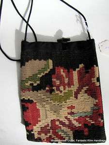 Small Carry all Handbag Antique Kilim One of kind #024  