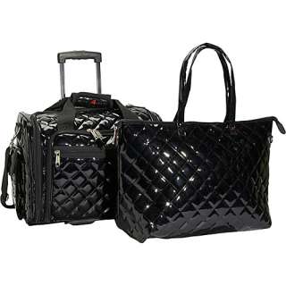 Athalon Plane Case 16 Carry On & Tote Set   Black  