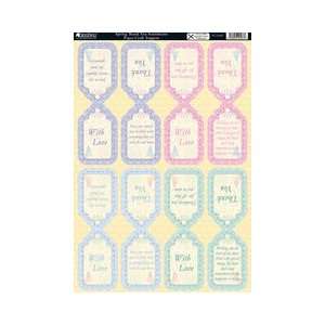  Seasons Die Cut Punch Out Sheet Spring Thank You 