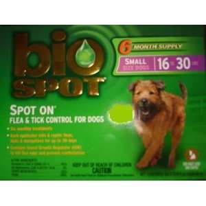  Bio Spot Dog Spot On 6 Month Supply 16# 30#