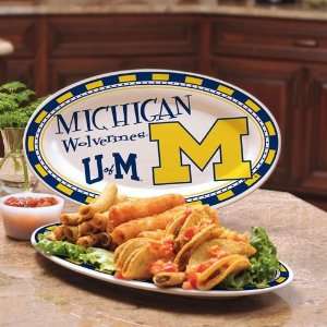  Michigan Wolverines Gameday 2 Ceramic Platter Sports 