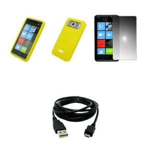   Case + Screen Protector + USB Data Cable for HTC HD7 Electronics