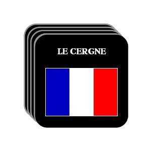  France   LE CERGNE Set of 4 Mini Mousepad Coasters 