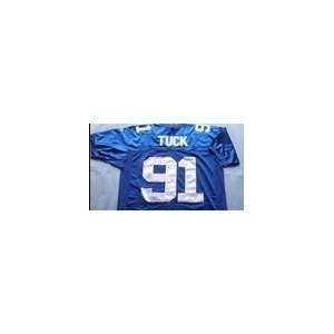 Authentic Justin Tuck Giants Jersey Size 52 (X large)  