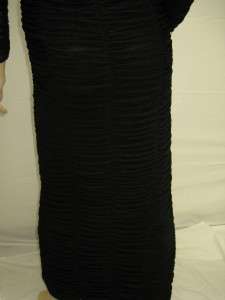   N7360 Black Long Sleeves Dress 2 Evening Cocktail Party Event  