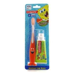   Fresh Toothbrush & Tooth Paste Spongebob (3 Pack) with Free Nail File