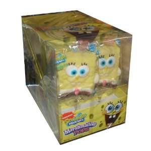Sponge Bob Square Pants Marshmallow Lollipops 12 Count Box (Pack of 2 