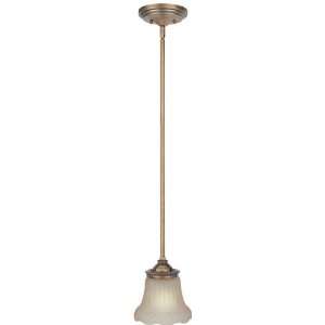  Darcy Collection 1 Light 11ö Brushed Copper Pendant Lamp 