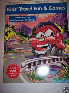 BOOK OF KIDS TRAVEL FUN & GAMES FEATURING SPARKY  
