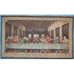  Italian Religious The Last Supper Tapestry