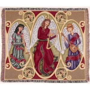  Musical Angels Religious Tapestry Throw Blanket 60 x 50 