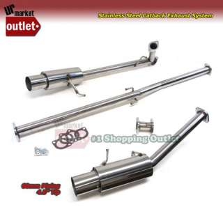 Dual Catback Exhaust Muffler System for Nissan 08 11 Altima Coupe 2DR 