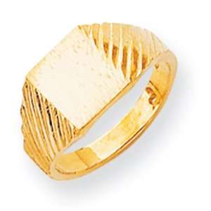  14k Gold Signet Ring Jewelry