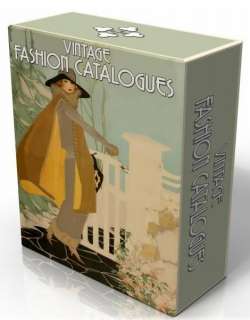 60 VINTAGE FASHION /DEPARTMENT STORE CATALOGUES on DVD  