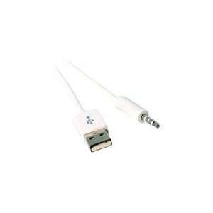   iPod Shuffle Compatible USB Sync and Charging Cable (White