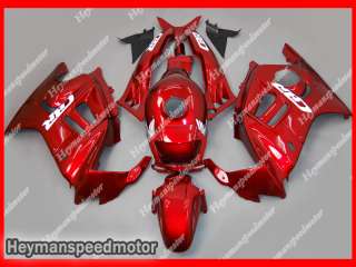 For 95 96 CBR600 CBR 600 F3 ABS Aftermarket Fairing Candy Red H3531