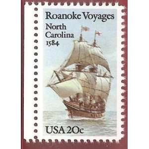  Stamps US Roanoke Voyages North Carolina 1584 Scott 2093 