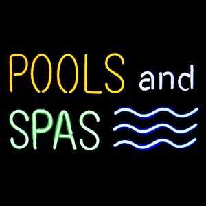  Pools And Spa Neon Sign