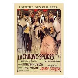  La Chauve Souris Giclee Poster Print, 9x12