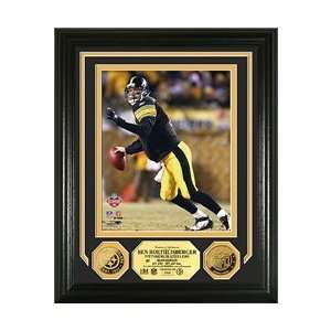   Steelers Ben Roethlisberger 24KT Gold Photomint
