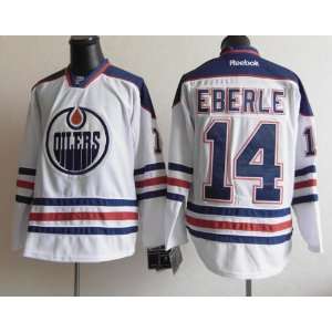  Jordan Eberle Jersey Edmonton Oilers White Jersey Hockey Jersey 