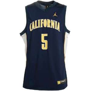   Jordan Cal Golden Bears #5 Youth Navy Blue Replica Basketball Jersey