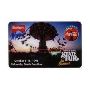   Card 10u South Carolina State Fair (Oct. 1995) Coke & Marlboro Logos