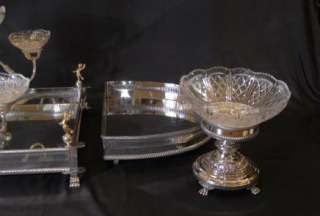 English Sheffield Silver Plate Centrepiece Bowl Dish Plated  