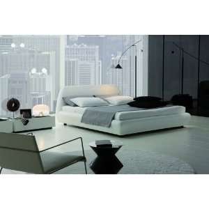  Rossetto USA Downtown Bed in White   Queen