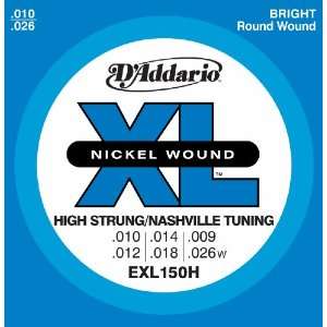   Strings, High Strung/Nashville Tuning, 10 26 Musical Instruments