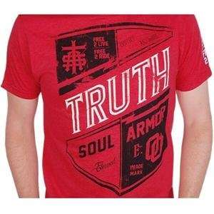  Truth Soul Armor Defender T Shirt   Large/Red Automotive