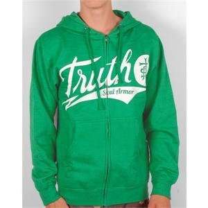  Truth Soul Armor Candle Zip Up Hoody   Medium/Green 