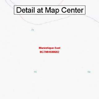   Map   Manistique East, Michigan (Folded/Waterproof)