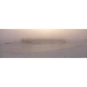  over a Frozen Marshland, Lower Klamath National Wildlife Reservation 