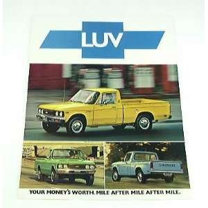  1976 76 Chevrolet Chevy LUV Pickup Truck BROCHURE 