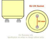 4100K Cool White CFL 23W Bulb Spiral 23 Watt GU24 Base  