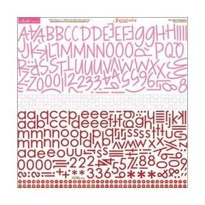  Sophisticates Cardstock Alphabet Stickers   Peep & Saffron 