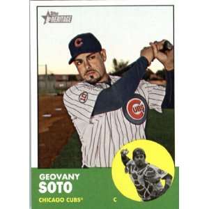  2012 Topps Heritage 81 Geovany Soto   Chicago Cubs 